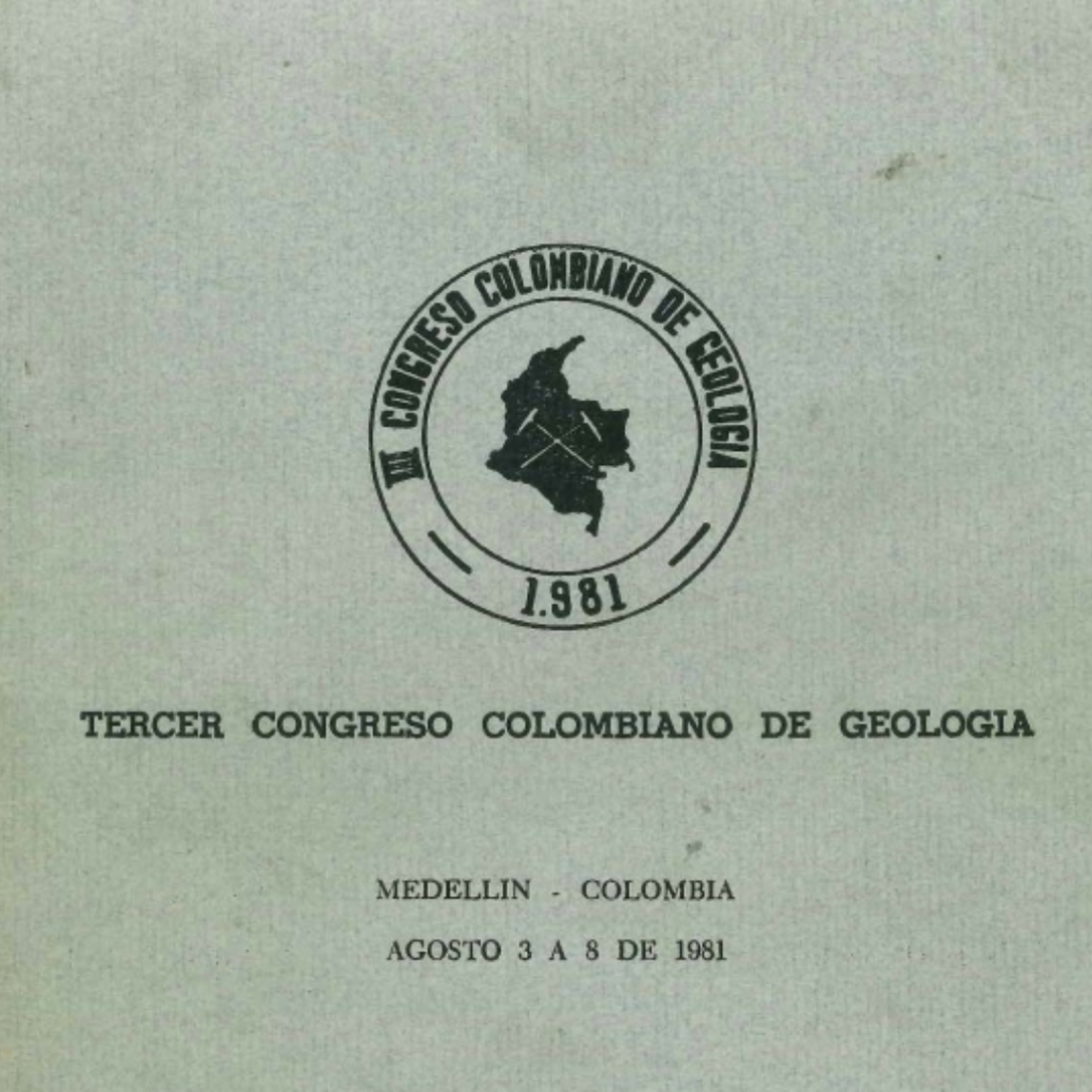 Memorias Congresos Colombianos de Geología Sociedad Colombiana de