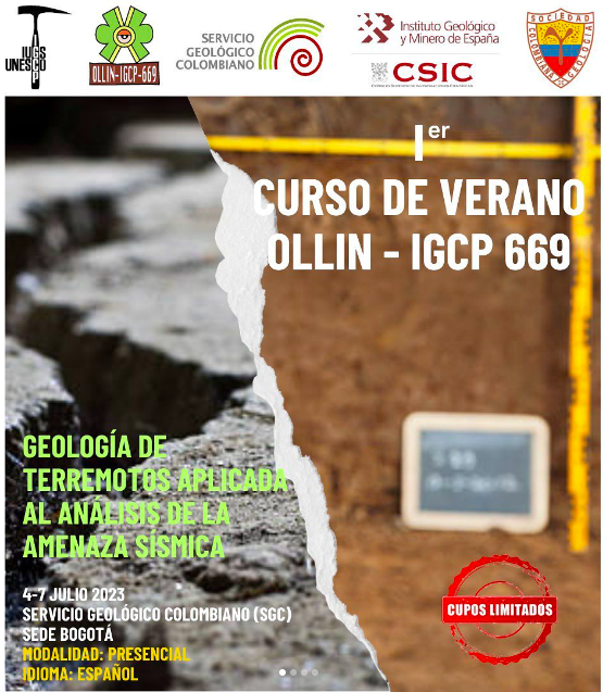 PRIMER CURSO DE VERANO OLLIN – IGCP 669