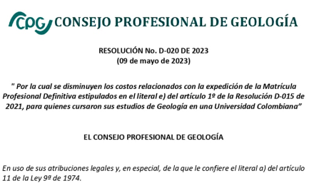 RESOLUCIÓN D-020 DE 2023