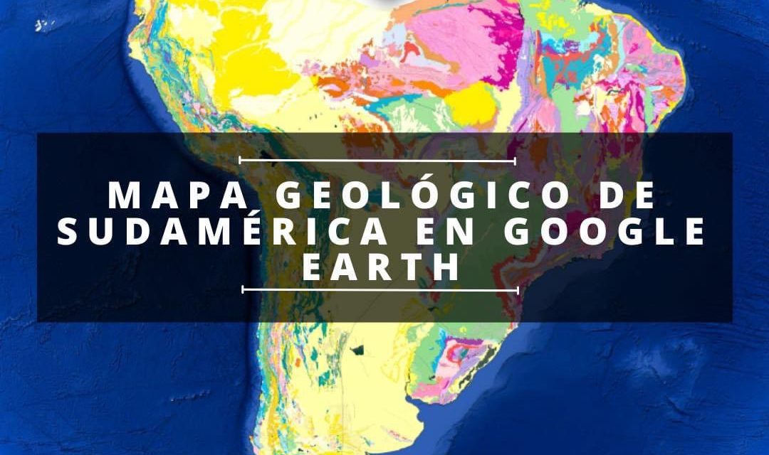 Disponible mapa geológico de Sudamérica