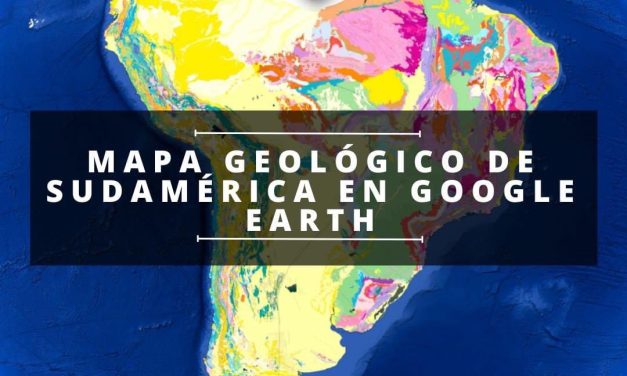 Disponible mapa geológico de Sudamérica