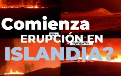 COMIENZA ERUPCIÓN EN ISLANDIA