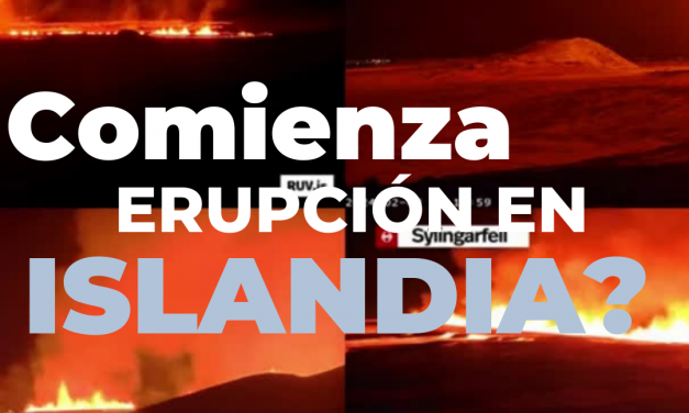COMIENZA ERUPCIÓN EN ISLANDIA