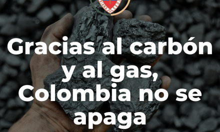 GRACIAS AL CARBÓN Y AL GAS, COLOMBIA NO SE APAGA