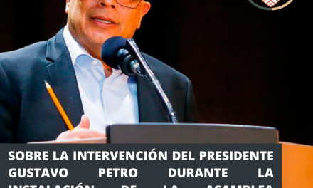 Nota sobre intervención del Presidente de la República Gustavo Petro durante la instalación de la Asamblea Nacional Cafetera